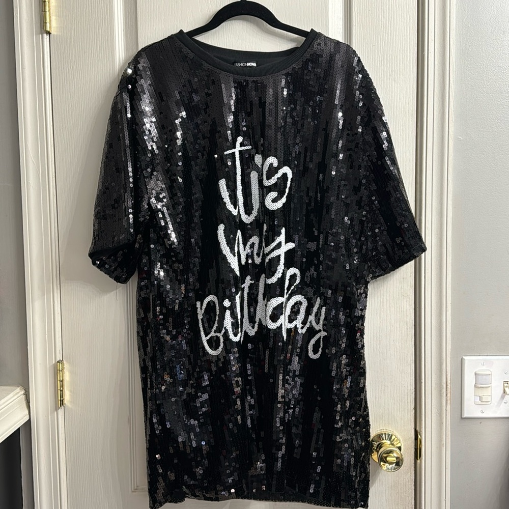 It’s My Birthday Sequin Shirt/Dress